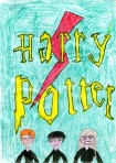 The title page for Harry Potter's Story in Pictures! Which, for some reason, is a MILLION times better than the title page for the ringbinder